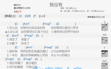 梁心颐《我没有》吉他谱_C调吉他弹唱谱_和弦谱