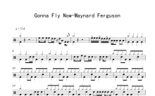 Maynard Ferguson《Gonna Fly Now》鼓谱_架子鼓谱