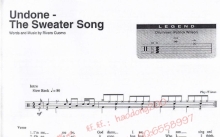 Weezer《Undone (The Sweater Song)》鼓谱_架子鼓谱