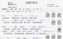 孙淑媚《寂寞的气味》吉他谱_C调吉他弹唱谱_和弦谱