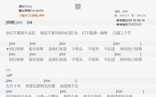 麻吉《罪》吉他谱_C调吉他弹唱谱_和弦谱