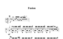 Fusion《Fusion》鼓谱_架子鼓谱