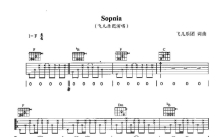 飞儿乐团《Sopnia》吉他谱_F调吉他弹唱谱