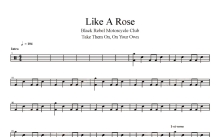 Ashley Monroe《Like A Rose》鼓谱_架子鼓谱