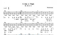 Madonna《Like a Virgin》吉他谱_F调吉他弹唱谱