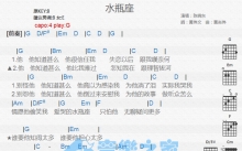 陈晓东《水瓶座》吉他谱_G调吉他弹唱谱_和弦谱