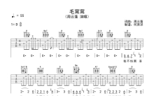 周云蓬《毛茸茸》吉他谱_D调吉他弹唱谱