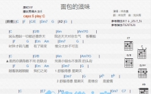 林依晨《面包的滋味》吉他谱_C调吉他弹唱谱_和弦谱
