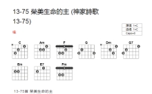 神家诗歌《荣美生命的主》吉他谱_C调吉他弹唱谱_和弦谱