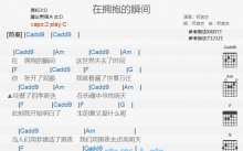 郑宜农《在拥抱的瞬间》吉他谱_C调吉他弹唱谱_和弦谱