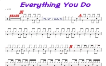 M2M《Everything You Do》鼓谱_架子鼓谱