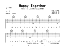 Charlie Landsborough《Happy Together》吉他谱_C调吉他弹唱谱_精编版