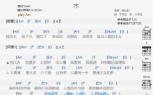 魏如昀《木》吉他谱_C调吉他弹唱谱_和弦谱