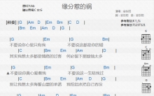 安东阳《缘分惹的祸》吉他谱_吉他弹唱谱_和弦谱