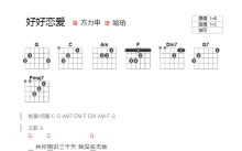 方力申《好好恋爱》吉他谱_C调吉他弹唱谱_和弦谱