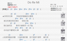 旺福《Do Re Mi》吉他谱_C调吉他弹唱谱_和弦谱