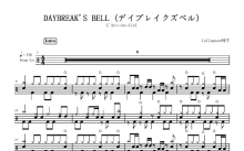 L'Arc~en~Ciel（彩虹乐队）《DayBreak's Bell》鼓谱_架子鼓谱