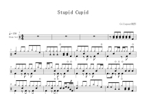 Stupid Cupid《Stupid Cupid》鼓谱_架子鼓谱