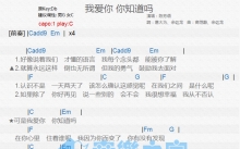 陈芳语《我爱你你知道吗》吉他谱_C调吉他弹唱谱_和弦谱