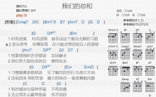 艾怡良《我们的总和》吉他谱_G调吉他弹唱谱_和弦谱