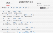 阿堤《前往梦想的路上》吉他谱_C调吉他弹唱谱_和弦谱