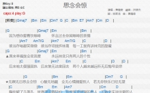 萧煌奇《思念会惊》吉他谱_G调吉他弹唱谱_和弦谱