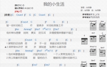 朱俐静《我的小生活》吉他谱_C调吉他弹唱谱_和弦谱