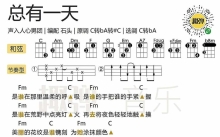 《总有一天》_尤克里里谱