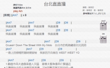 李英宏《台北直直撞》吉他谱_C调吉他弹唱谱
