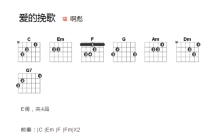 郑秀文《爱的挽歌》吉他谱_C调吉他弹唱谱_和弦谱