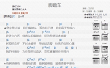 王识贤《脚踏车》吉他谱_E调吉他弹唱谱_和弦谱