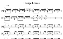 Anika Nilles《Orange Leaves》鼓谱_架子鼓谱