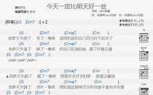 森林乐团《明天一定会比今天更好一些》吉他谱_吉他弹唱谱_和弦谱