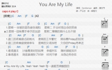 Gentleman《You Are My Life》吉他谱_C调吉他弹唱谱_和弦谱