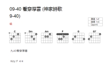 神家诗歌09-40《看穿厚云》吉他谱_C调吉他弹唱谱_和弦谱