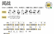 《闻战》_尤克里里谱