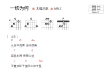 太极乐队《一切为何》吉他谱_C调吉他弹唱谱_和弦谱