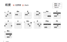 刘界辉《前度》吉他谱_C调吉他弹唱谱_和弦谱
