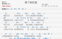 戴爱玲《爱了就知道》吉他谱_C调吉他弹唱谱_和弦谱