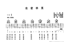 波兰民歌《在密林里》吉他谱_G调吉他弹唱谱