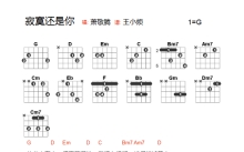 萧敬腾《寂寞还是你》吉他谱_G调吉他弹唱谱_和弦谱