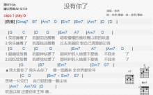 李泉《没有你了》吉他谱_G调吉他弹唱谱_和弦谱