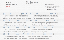 The Police《So Lonely》吉他谱_C调吉他弹唱谱_和弦谱