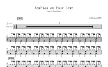 Laura Shigihara《Zombies on your Lawn》鼓谱_架子鼓谱