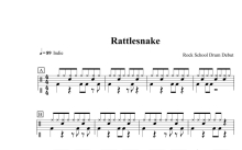 Rattlesnake《Rattlesnake》鼓谱_架子鼓谱