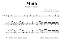 People In Airplanes《Moth》鼓谱_架子鼓谱