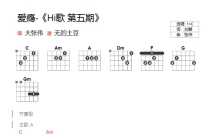 大张伟《爱瘾》吉他谱_C调吉他弹唱谱_和弦谱