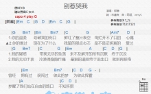 郭静《别惹哭我》吉他谱_G调吉他弹唱谱_和弦谱