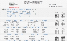 吴宗宪《爱让一切都对了》吉他谱_C调吉他弹唱谱_和弦谱