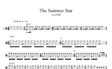 盘尼西林乐队（Penicillin）《The Summer Star》鼓谱_架子鼓谱